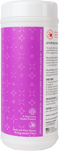 Skout'S Honor: Pet Dental Wipes