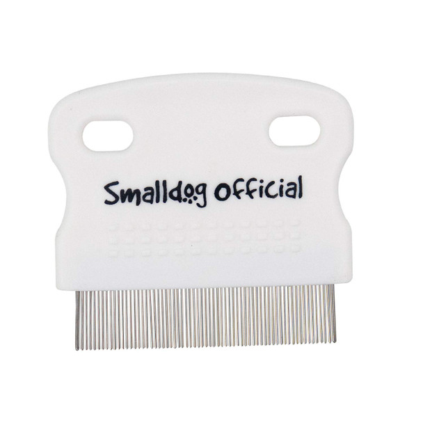 Tear Stain Remover - Fine Tooth Metal Comb To Clean Dogs Eye Boogers - Steel Pet Cleaner And Grooming Accessories - Care For Small Dog Breeds Like Shih Tzu, Poodle, Yorkie, Goldendoodle And More