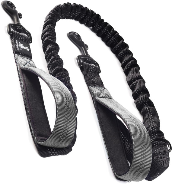 Sparklypets Dog Leash For Medium And Large Dogs - Professional Harness With Reflective Stitches For Training, Walking, Jogging And Running Your Pet Blue