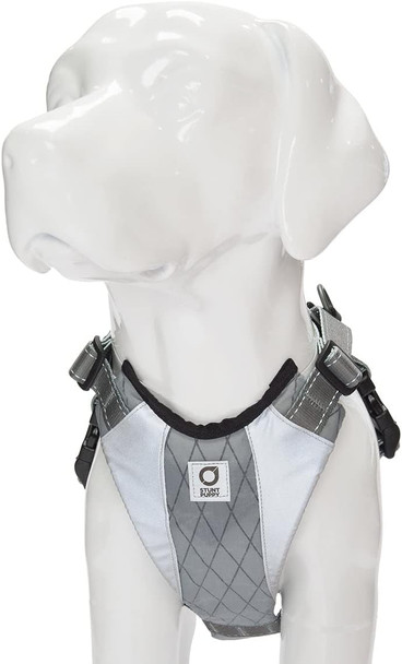 Go Dog Glo Harness, Medium, Grey