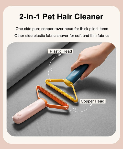 Pet Hair Remover, 2 In 1 Pet Hair Remover Fur Remover Dog Hair Remover Cat Hair Remover, Cat Hair Remover Furniture Pet Hair Remover For Couch Pet Hair Remover For Laundry (Green)