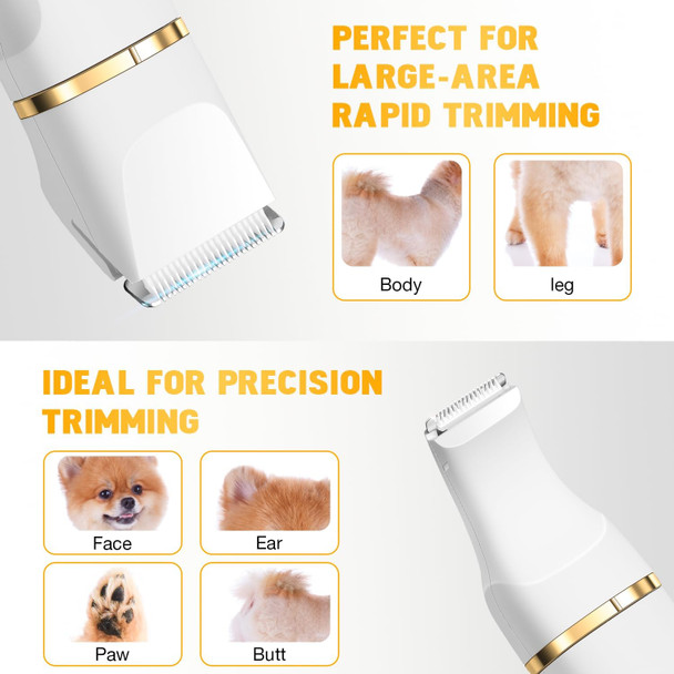 Suprent Pet Grooming Clippers For Matted Hair Cat, Low Noise Hair Trimmer Kit For Long Fur, Waterproof Portable Usb Rechargeable Professional Pet Grooming Supplies Cordless Shaver For Small Dog Pets Suprent Pet Grooming Clippers For Matted Hair Cat, Low Noise Hair Trimmer Kit For Long Fur, Waterproof Portable Usb Rechargeable Professional Pet Grooming Supplies Cordless Shaver For Small Dog Pets