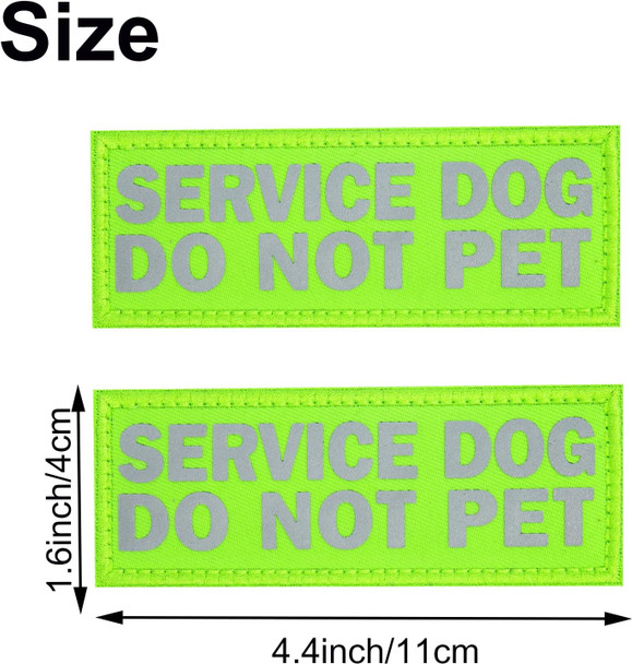 2Pcs 4.4 X 1.6Inch Reflective Dog Patch, Ask To Pet Patches, Removable Dog Tags With Hook Backing For Service Dog Vests, Harnesses(Ask To Pet, Orange) 2Pcs 4.4 X 1.6Inch Reflective Dog Patch, Ask To Pet Patches, Removable Dog Tags With Hook Backing For Service Dog Vests, Harnesses(Ask To Pet, Orange)
