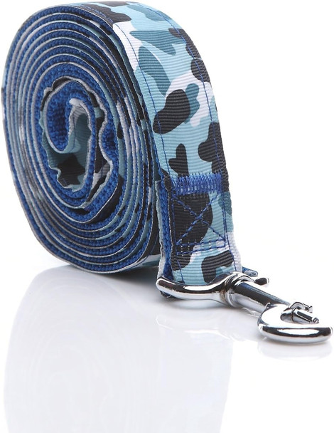 Heavy Duty Dog Leash, 4 Ft/ 6 Ft/ 10 Ft Long, 1 Inch Wide, Nylon Camouflage Dog Leash For Small And Medium Dogs