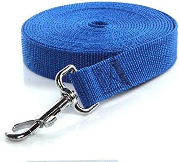 Taida Strong Nylon 16 Feet Long Dog Leash, 16 Foot Dog Leashes For Medium Large Dogs, 1 Inch Wide