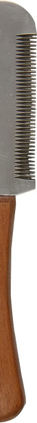 6-Inch Stripping Knife, Wooden Handle Medium Teeth, 3-Inch Blade, Hardened Stainless Steel