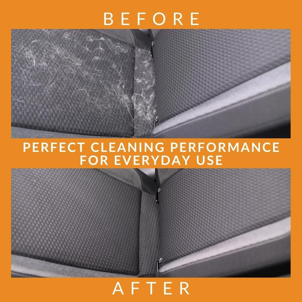 Pet Hair Detailer For Car & Home- Pet Hair Remover Interior Car Detailing Kit- Cat & Dog Hair Removal Tool- Car Cleaning Kit- Washable Pet Hair Removal Tool For Couch, Furniture, Carpet (Black-Green)