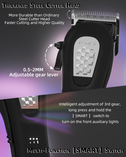 Dog Clippers For Grooming Professional Dog Grooming Clipper 3 Speed Low Noise High Power Rechargeable Cordless Pet Tools For Small & Large Dogs Cats Pets With Thick Coats (Black) Dog Clippers For Grooming Professional Dog Grooming Clipper 3 Speed Low Noise High Power Rechargeable Cordless Pet Tools For Small & Large Dogs Cats Pets With Thick Coats (Black)