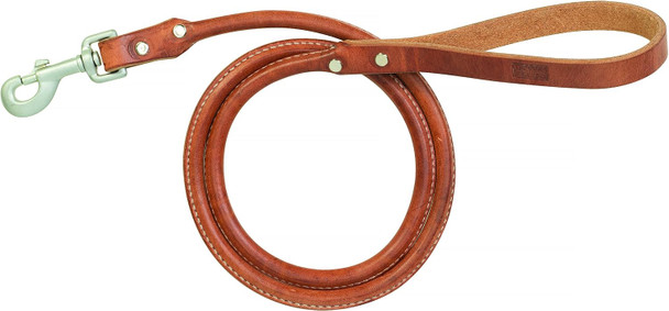 Harness Leather Rolled Dog Leash 3/4 X 6' Harness Leather Rolled Dog Leash 3/4 X 6'