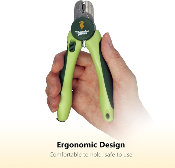 Professional-Grade Nail Clippers For Dogs Nail Trimmer For Dogs With Safety Guard And Nail File - Nail Clippers For Large Dogs - Dog Nail Clipper&Dog Toenail Clippers (Medium-Large, Green)