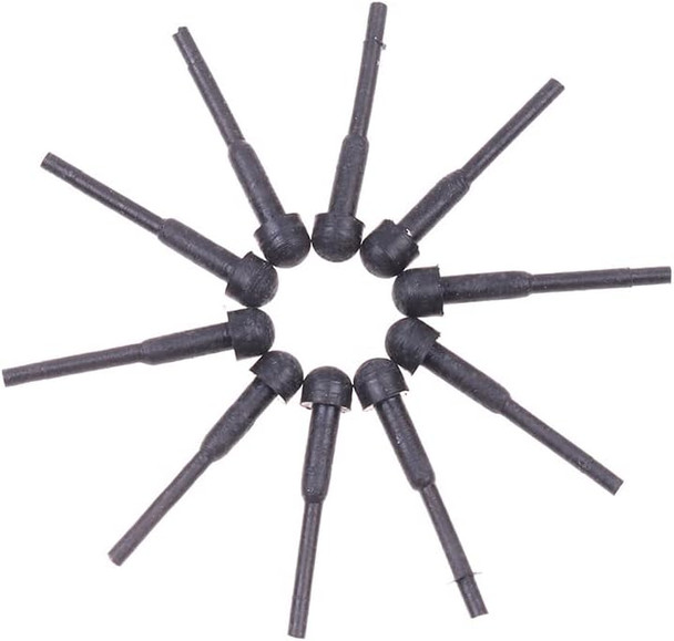 10 Pack Hair Scissor Rubber Silencer Replacement Bumper Barber Shears Stopper Hair Cutting Clipping Cutter Od 3Mm Black Muffler Stick Buffer Bumpers Silicone Grooming Parts Salon Pet Tool