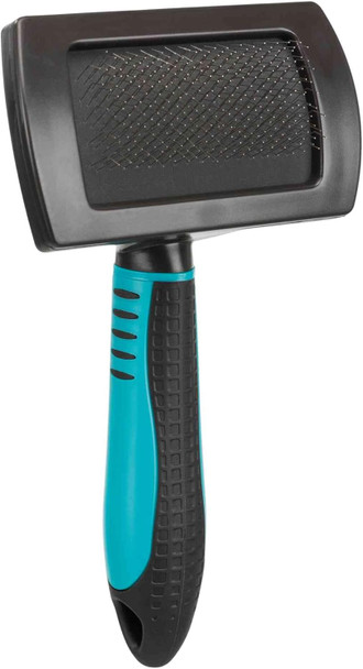 Trixie Pet Grooming Brush, For Cats And Dogs, Detangling Top Coats And Base Coats, Deshedding Tool