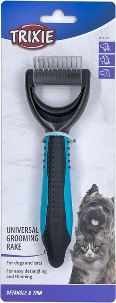 Trixie Pet Grooming Soft Brush & Comb Set For Puppies, Kittens, And Small Animals