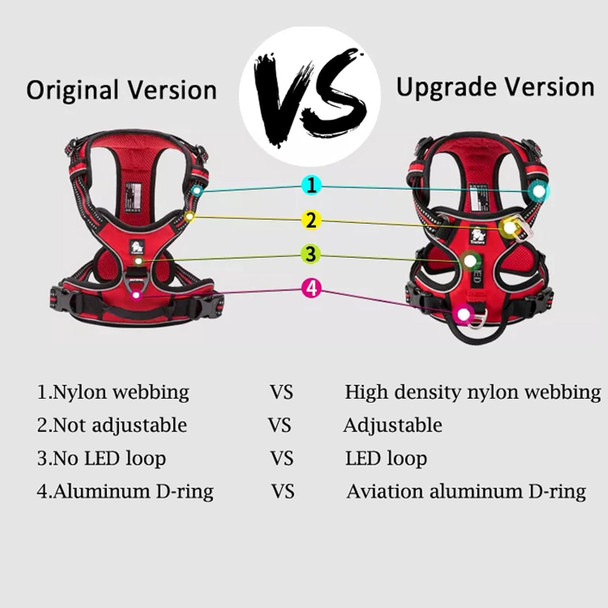 True Love Dog Harness Outdoor Adventure Ii Reflective Vest With 2 Leash Attachments Matching Leash And Collar Available Tlh6071