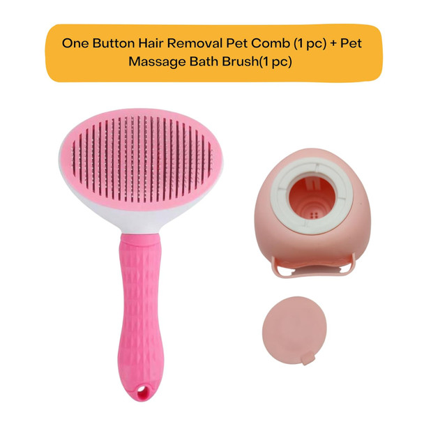 Cat Grooming Brush - Cat Brush For Long Haired Cats - Pet Hair Brush - Pet Brush For Cats - Dog Hair Brush - Slicker Brush For Cats - Dog Grooming Brush - Cat Brushes For Indoor Cats - Pet Brush