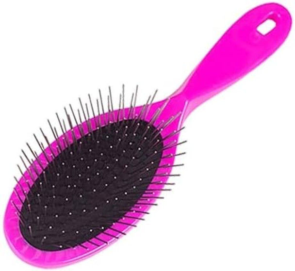 #1 All Systems Ultimate Plastic Pin Brush-Large Pink-27Mm