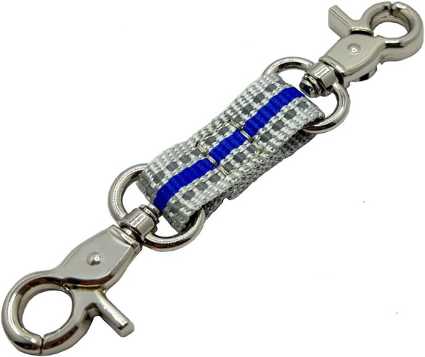 Backup Safety Clip For Small Medium Dog Collar,Prong Collar Clip For Mini Dogs,Double Ended Gentle Slip Collar Clip For Dog Harness Leash