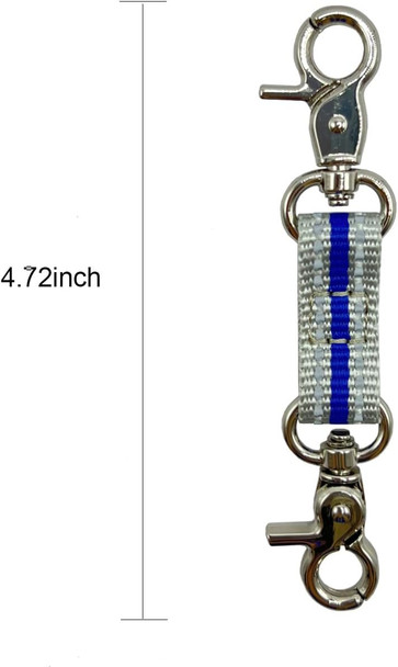 Backup Safety Clip For Small Medium Dog Collar,Prong Collar Clip For Mini Dogs,Double Ended Gentle Slip Collar Clip For Dog Harness Leash