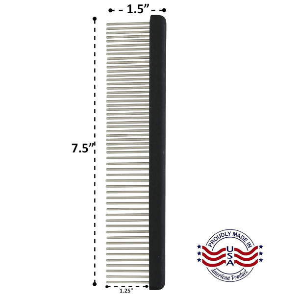 Professional Comb Dual-Spaced With Extra-Long Silky Smooth Teeth