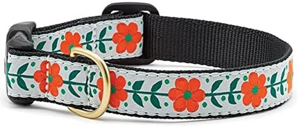 Up Country Orange You Pretty Pattern (Orange You Pretty Dog Collar, Small (9 To 15 Inches) 5/8 Inch Narrow Width)