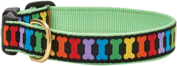 Up Country Rainbones Dog Collar, Small (9 To 15 Inches) 5/8 Inch Narrow Width Up Country Rainbones Dog Collar, Small (9 To 15 Inches) 5/8 Inch Narrow Width