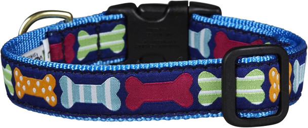 Up Country Big Bones Dog 1 Wide Collar - Medium (12-18) Up Country Big Bones Dog 1 Wide Collar - Medium (12-18)