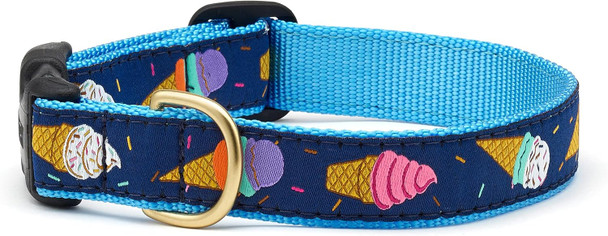Up Country Ice Cream Pattern (Ice Cream Dog Collar, Small (9 To 15 Inches) 5/8 Inch Narrow Width) Up Country Ice Cream Pattern (Ice Cream Dog Collar, Small (9 To 15 Inches) 5/8 Inch Narrow Width)