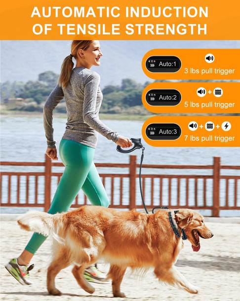 Dog Shock Collar - 3300Ft Dog Training Collar With Remote, Innovative Tension Sensing Function, 2 Modes And 9 Levels Of 3 Stimuli To Train Dog'S Behavior, Suitable For All Breeds Of Dogs