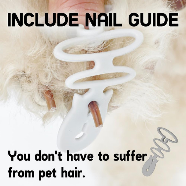 Lookut Air Dog Nail Clippers For Large Dogs With Nail Trapper [Made In Korea] d Blade Safe Nail Clippers For Dogs With Nail Trapper – Easy Cat Nail Trimmer – For Larger Pets Under 80 Lbs