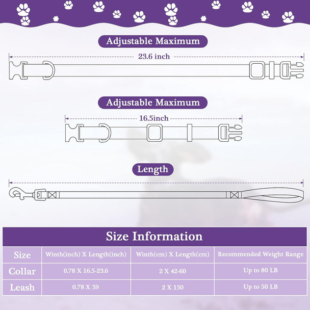 Weewooday 8 Pieces Dog Collar And Leash Set Nylon Adjustable Dog Collars And Leash Personalized Puppy Collars For Small Medium Large Pet Dog Walking Training, 4 Colors Weewooday 8 Pieces Dog Collar And Leash Set Nylon Adjustable Dog Collars And Leash Personalized Puppy Collars For Small Medium Large Pet Dog Walking Training, 4 Colors