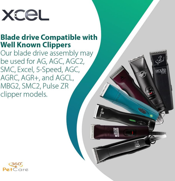 Xcel Lubricated Blade Drive Lever Replacement For Pet Clipper - 5 Pack