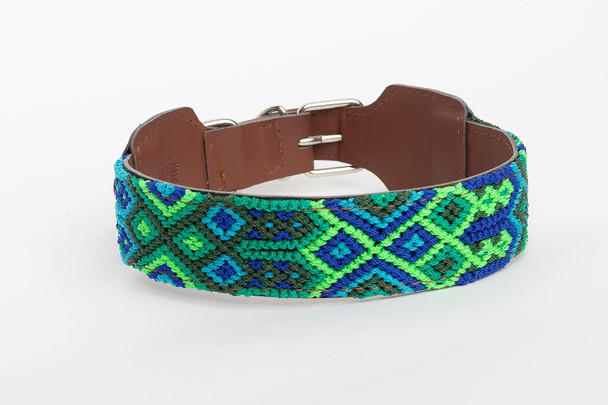 Xuxo Dog Collar, Vegan Leather, Handmade, Water Resistant, Durable, Bacalar, Xs