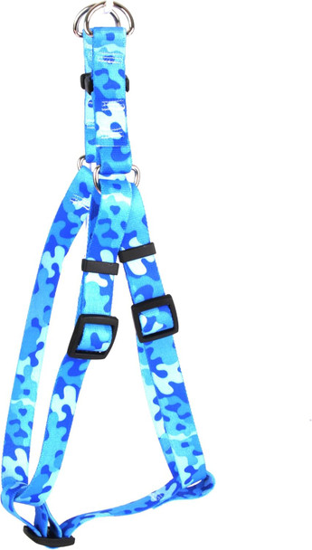 Yellow Dog Design Step-In Harness, Large, Camo Blue Yellow Dog Design Step-In Harness, Large, Camo Blue