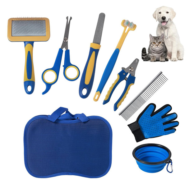Dog Brush Shedding Kit Grooming - Dog Grooming Kit Dog Brush For Shedding Long Short Haired Dogs, Deshedder Brush For Dogs, Dog Dematting Combs Set