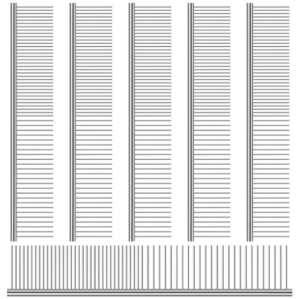 6 Pcs Dog Combs With Stainless Steel Teeth, Cat Comb For Removing Tangles And Knots, Professional Dog Grooming Tool For Long And Short Haired Dog, Cat And Other Pets