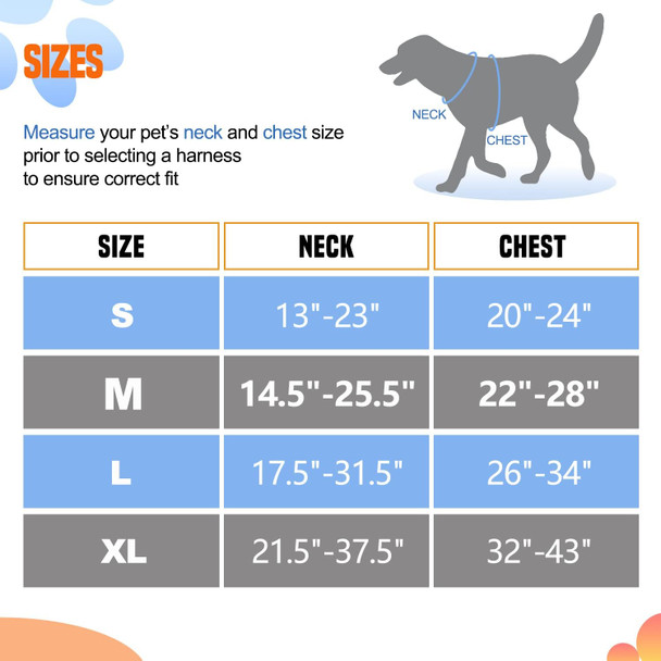 Adjustable Outdoor Pet Harness, Easy Control Padded Reflective Dog Vest Harness, For Small Medium Large Dogs