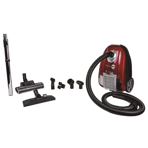 Atrix Ahc Turbo Red Hepa 6Quart Canister Vacuum, Standard Bundle