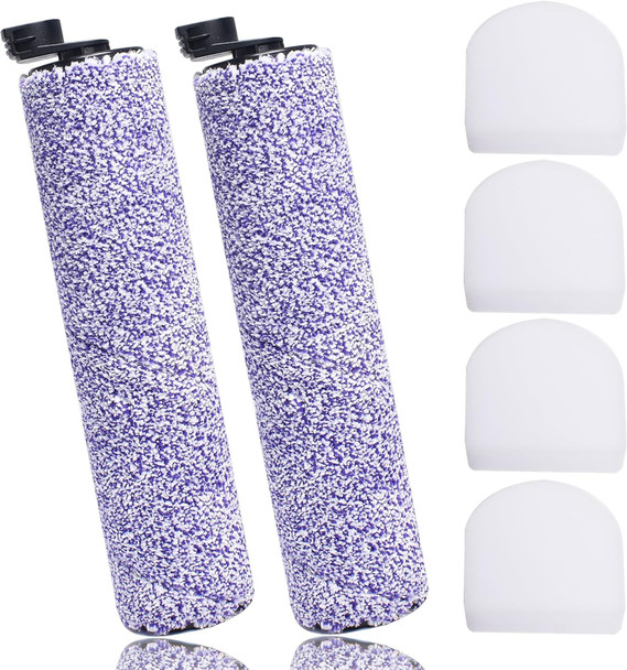 Brush Roll And Foam Filter For Shark Hydrovac Aw201 Wd101 Wd201 Wd100 Wd200 Corded And Cordless Xl 3In1 Vacuum Cleaners, For Shark Vacmop Pads & Hydrovac Cleaning Solution