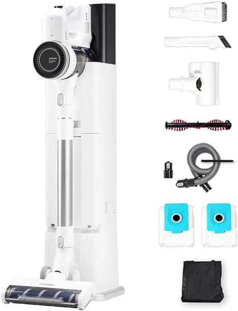 Cx Pro Magic Tower Cordless Vacuum Cleaner, Self Empty All In One Dust Tower, Auto Battery Charge, Powerful Stick Vacuum Cleaner For Home, Carpet, Hardwood Floor, Pet Hair