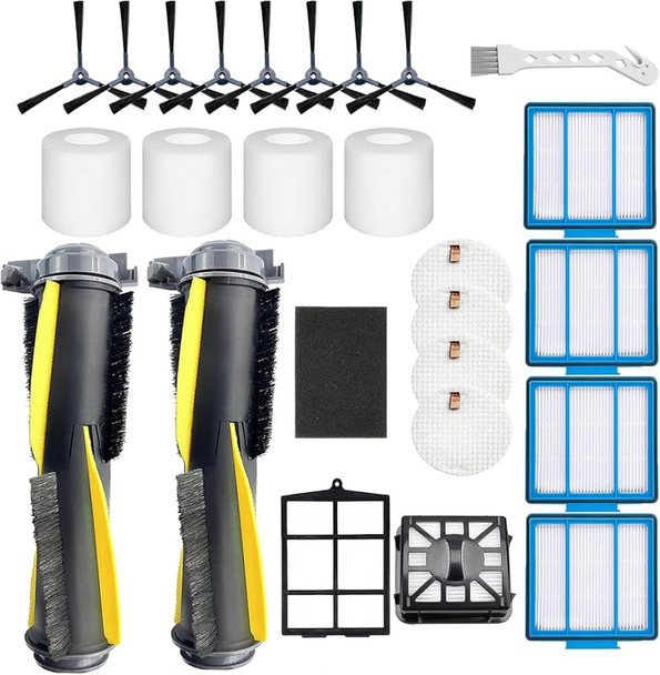 Accessories Kit For Shark Iq R101Ae Rv1001Ae Iq R101 Rv1001 Av911S Ez Av1010Ae Iq Robot Vacuum Cleaner Parts Pack Of Main Brush, Filters, Side Brushes