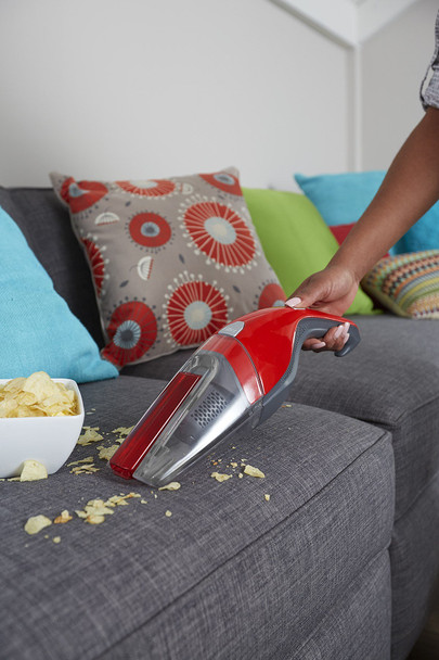 Dirt Devil Handheld Cleaner Quick Flip 8 Volt Lithium Cordless Red Hand Vacuum Bd30010