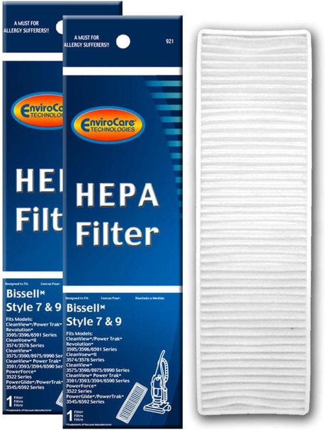 Envirocare Post Motor Hepa Vacuum Filter Designed To Fit Bissell Style 7916 2 Filters