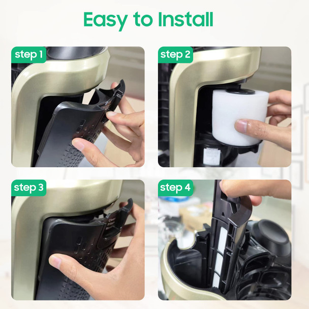 Filters For Shark Icz362Hic160Ic162, Esctabalt Filter For Shark Vertex Pro Powered Liftaway Cordless Vacuum Icz362H, 2 Foam 2 Post Filters