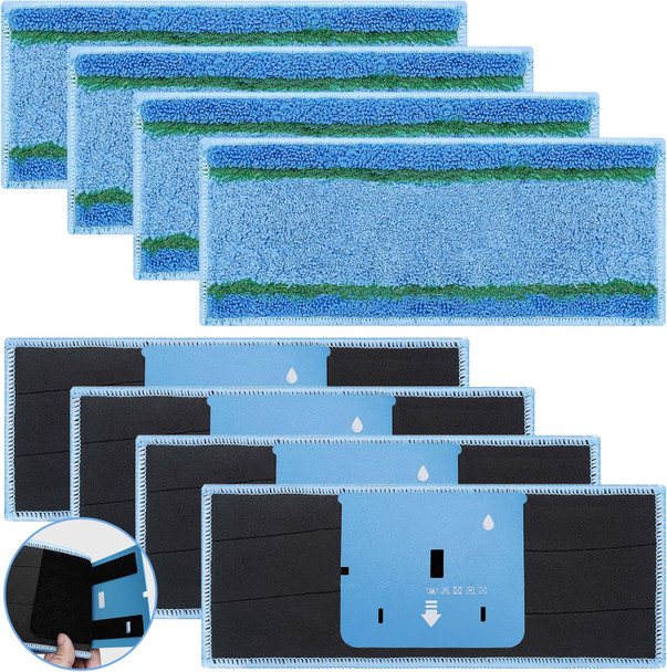 8 Pack d M6 Wet Mopping Pads For Irobot Braava Jet M6 Series 6110 6012 6112 6113 Ultimate Robot Mops, Sticky Design, Detachable, Washable And Reusable M6 Pads Accessories Parts 8 Pack d M6 Wet Mopping Pads For Irobot Braava Jet M6 Series 6110 6012 6112 6113 Ultimate Robot Mops, Sticky Design, Detachable, Washable And Reusable M6 Pads Accessories Parts
