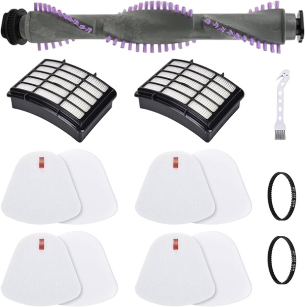 10 Pack Accessories Kit For Shark Navigator Lift Away Nv352 Nv356E S2 Nv360 Nv350 Nv351 Nv355 Nv356 Nv357 Nv358 Vacuum Cleaners Brush Roll Filters Parts