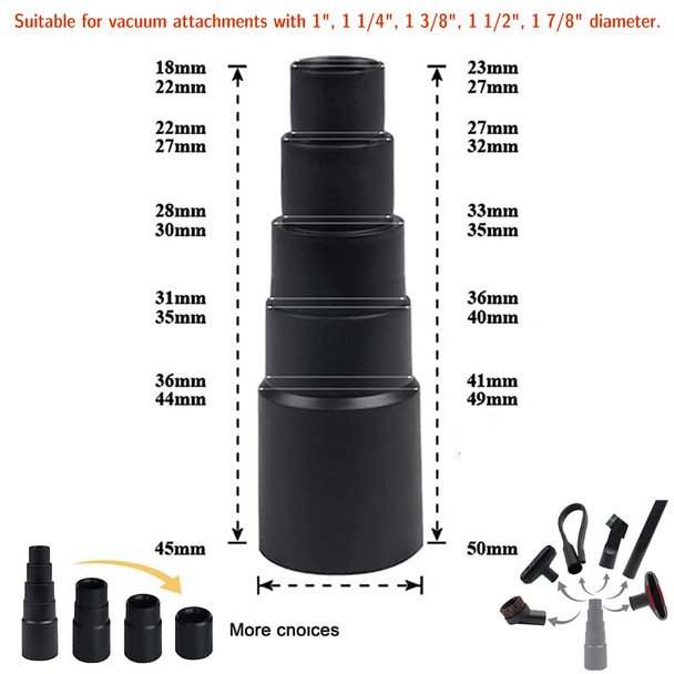 12 Pcs Universal Vacuum Attachments For Shop Vac Accessories, 1 14 To 2 12 Vacuum Cleaning Tools Kit, Dirt Remover For Home Air Vents Corner Pets Drawer Car Dusty Vacuum Brush Attachment 12 Pcs Universal Vacuum Attachments For Shop Vac Accessories, 1 14 To 2 12 Vacuum Cleaning Tools Kit, Dirt Remover For Home Air Vents Corner Pets Drawer Car Dusty Vacuum Brush Attachment