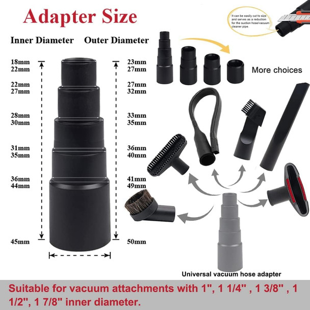 8 Pcs Vacuum Attachments For Shop Vac Accessories 2 12 To 1 14 And 1 78 To 1 Universal Vacuum Hose Adapter, 1 14 Vacuum Brush Crevice Tool Vacuum Cleaner Accessories 8 Pcs Vacuum Attachments For Shop Vac Accessories 2 12 To 1 14 And 1 78 To 1 Universal Vacuum Hose Adapter, 1 14 Vacuum Brush Crevice Tool Vacuum Cleaner Accessories