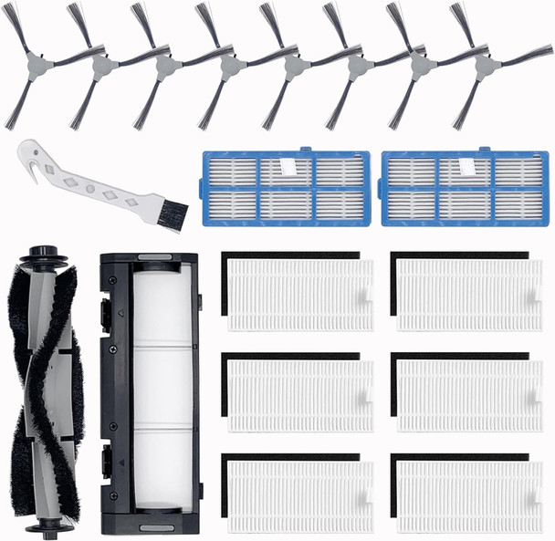 Brush Filter Accessories Kit Compatible With Ionvac Smartclean 2000 Robovac Robot Vacuum Cleaner Parts 19 Pack