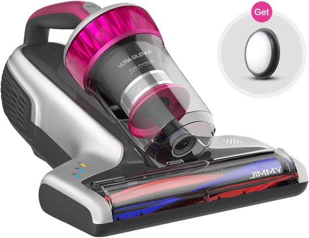 Jimmy Wb73 Mattress Vacuum Cleaner, Pet Hair Vacuum, Bed Vacuum With Uv & Ultrasonic, Strong Suction, Dust Recognition And Antiallergen Wb73, Corded