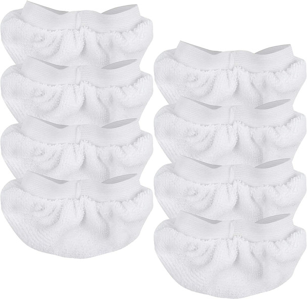 Keepow Universal Microfiber Cloths For Handheld Steam Cleaner, Compatible With Bissell Steam Shot, Comforday, Pursteam, Washable Rags, 8 Pack